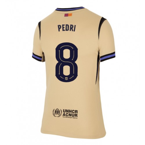 Barcelona Pedri Gonzalez #8 Segunda Equipación Mujer 2025-26 Manga Corta